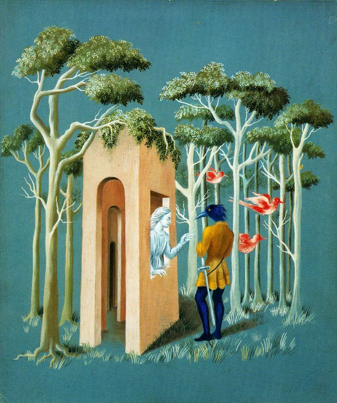 669x800 Artwork By Remedios Varo - Garden Of Love Painting