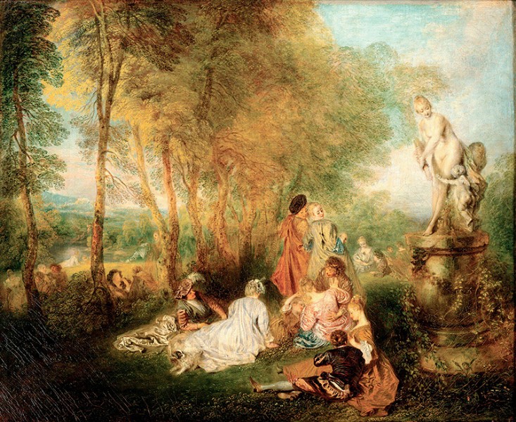 733x600 The Garden Of Love - Garden Of Love Painting