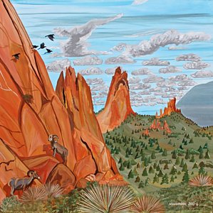 299x300 Garden Of The Gods Paintings Fine Art America - Garden Of The Gods Painting