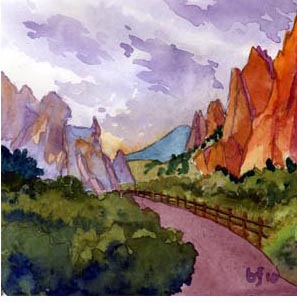 297x302 Garden Of The Gods Painting Forrest Gallery - Garden Of The Gods Painting