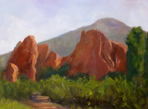 500x370 Carol Hein Fine Art Garden Of The Gods, Artists Of Colorado - Garden Of The Gods Painting