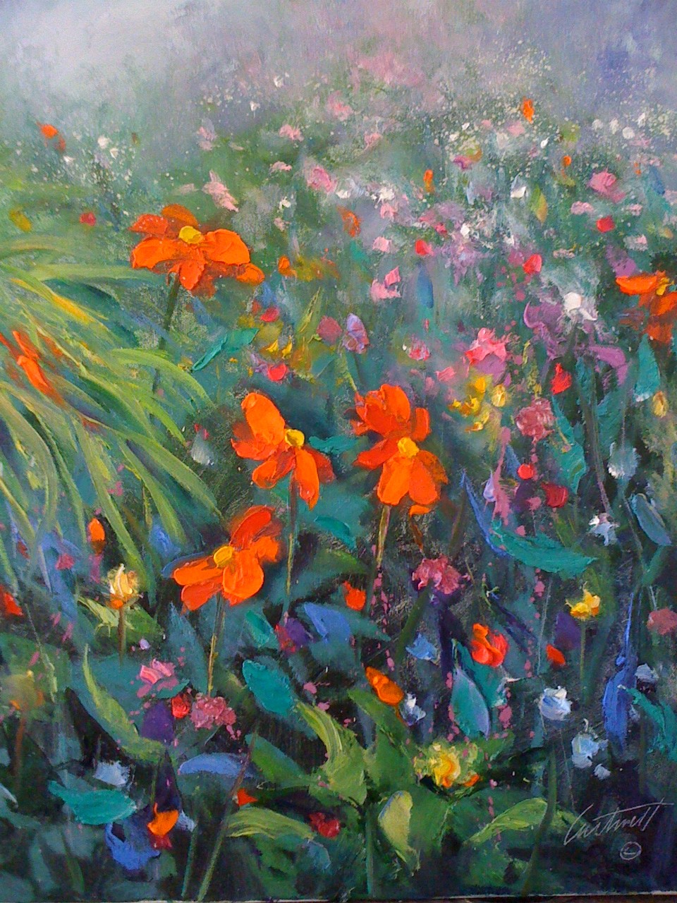 960x1280 In The Garden Painting - Garden Painting