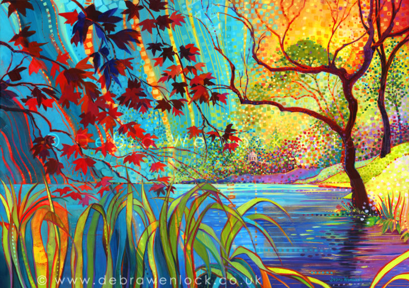 800x564 Magical Mount Stewart - Garden Painting