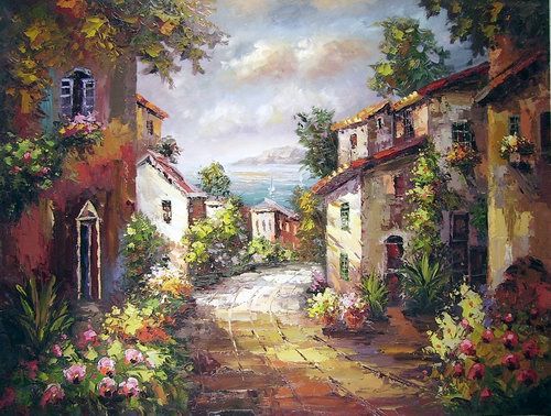 500x378 Garden Painting - Garden Painting