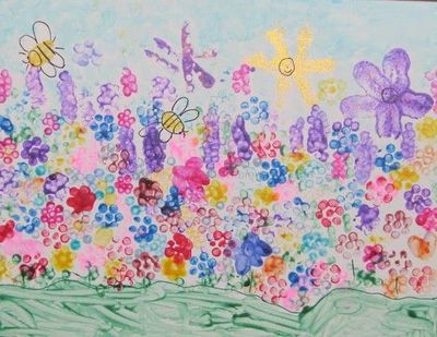 Garden Painting For Kids at PaintingValley.com | Explore collection of ...