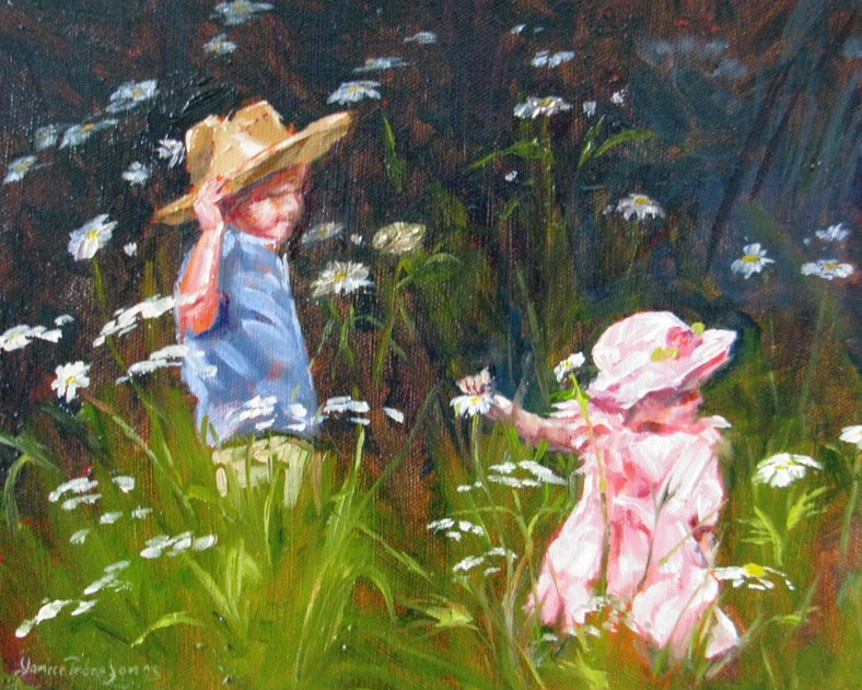 788x631 The Gardener - Garden Painting For Kids
