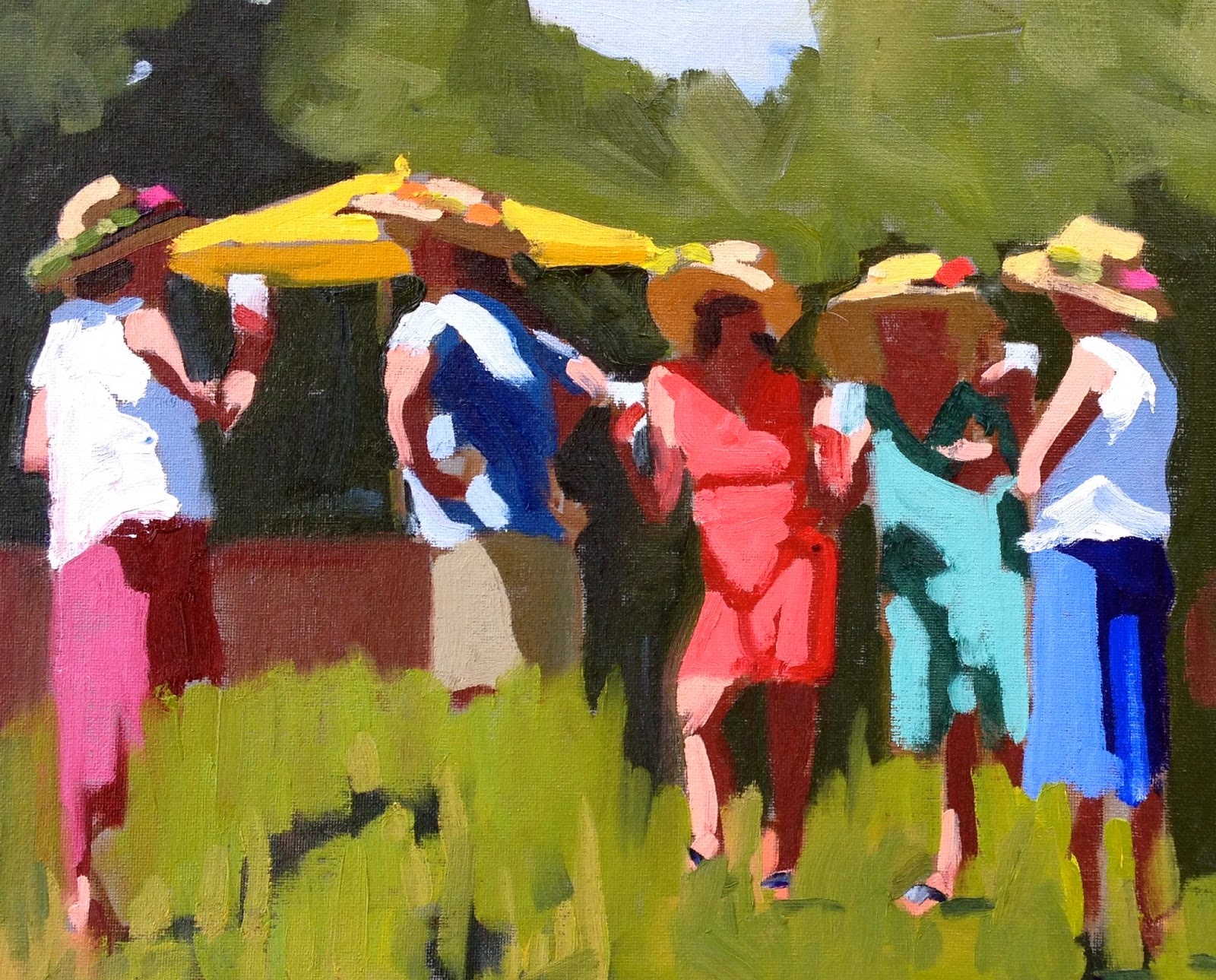 1600x1289 Nancy Colella Simply Painting Garden Party - Garden Party Painting