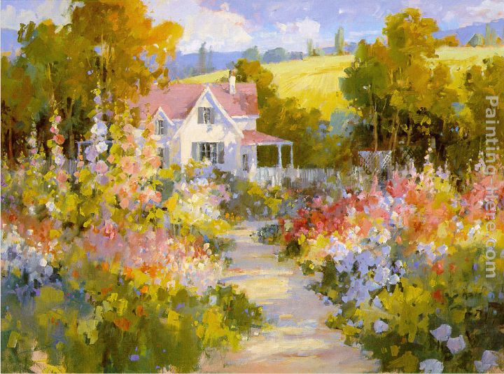 720x534 Songer Steve The Garden Path Way Painting Anysize 50% Off - Garden Path Painting