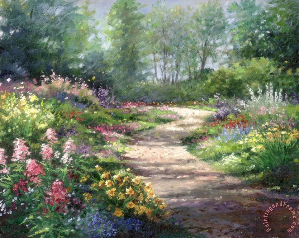 960x764 Wendy Kroeker Garden Path Painting - Garden Path Painting