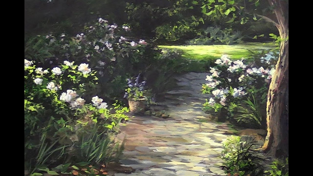 1280x720 Garden Path Paint With Kevin - Garden Path Painting