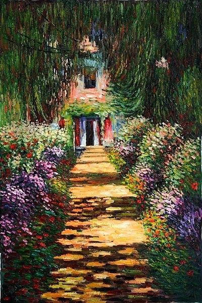 400x600 Garden Path Paint Garden Path At Iv Oil Painting Reproduction - Garden Path Painting