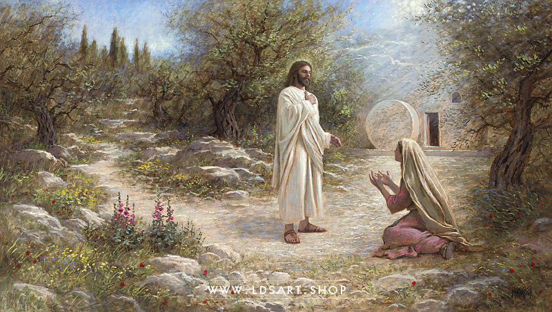 800x453 Garden Tomb Painting By Jon Mcnaughton Lds Art Shop - Garden Tomb Painting
