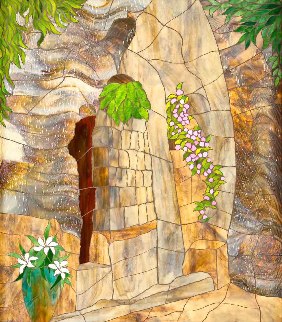 1100x1257 Garden Tomb - Garden Tomb Painting