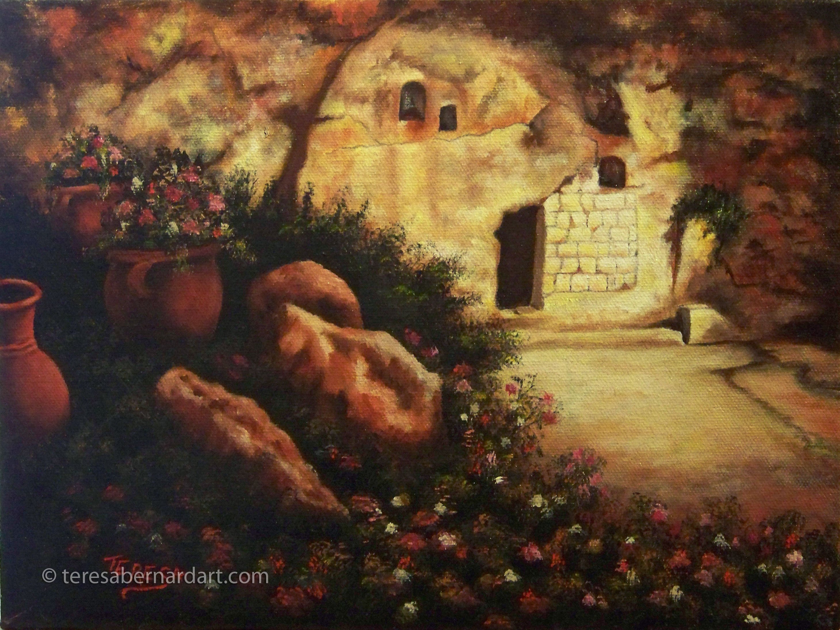 Garden Tomb Painting at PaintingValley.com | Explore collection of