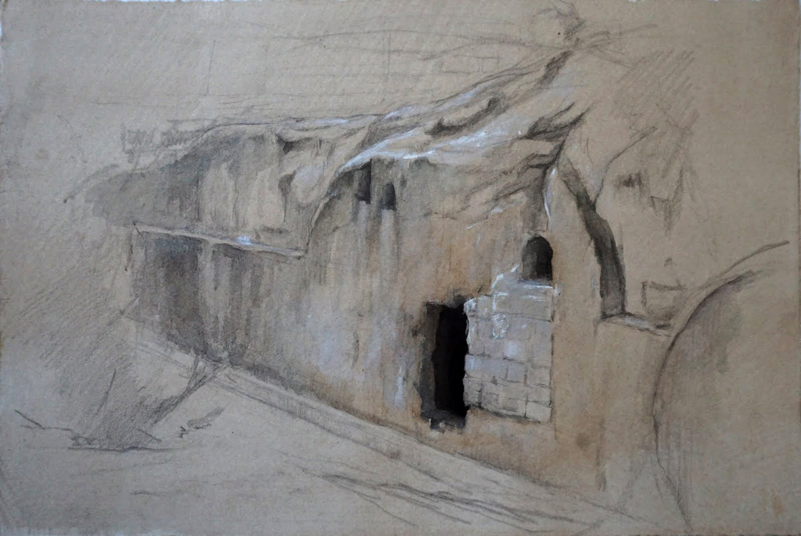 1600x1071 Niki J. Covington, Un Bel Composto, Painting, Sculpture - Garden Tomb Painting