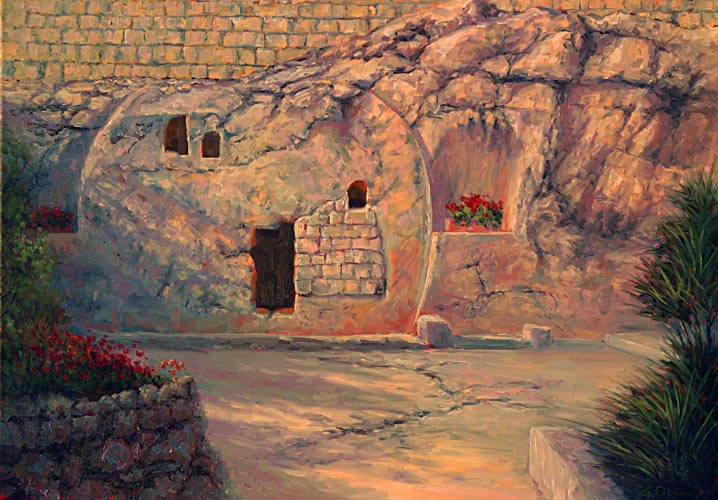 Garden Tomb Painting at PaintingValley.com | Explore collection of