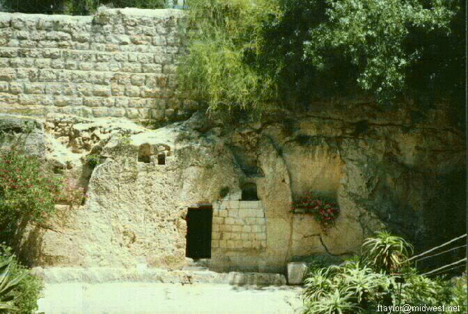 672x452 Resurrection Now - Garden Tomb Painting