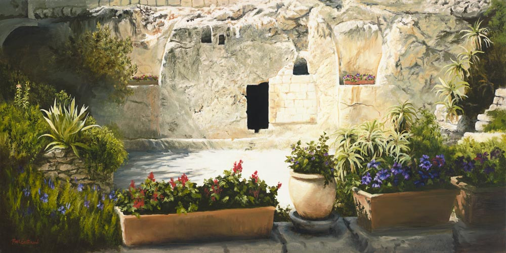 1000x500 The Garden Tomb - Garden Tomb Painting