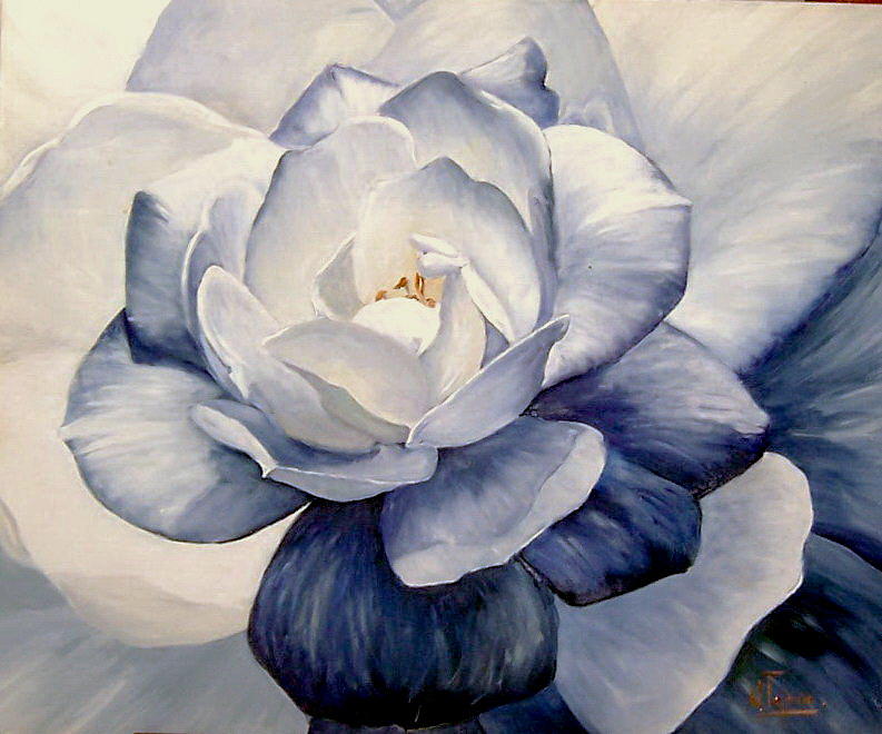793x660 Images Of Gardenia Flower Art - Gardenia Flower Painting