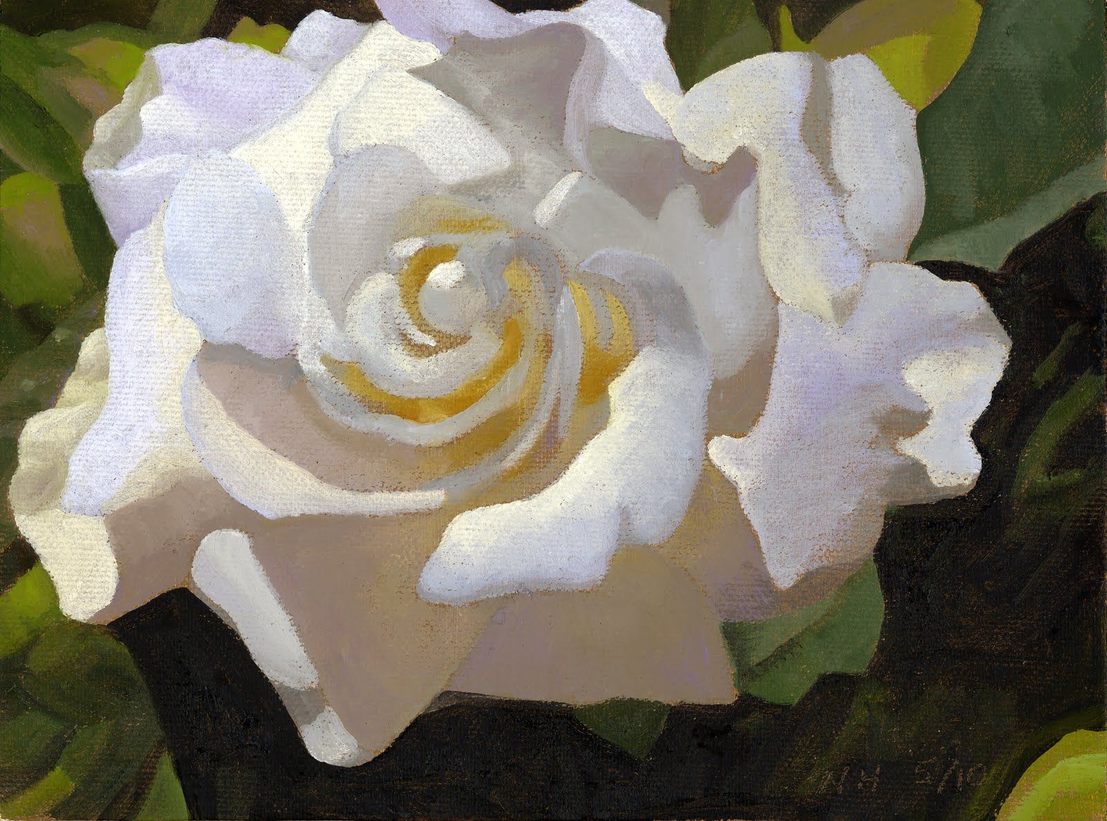 1600x1187 Gardenia Flower Painting Idea Board - Gardenia Flower Painting