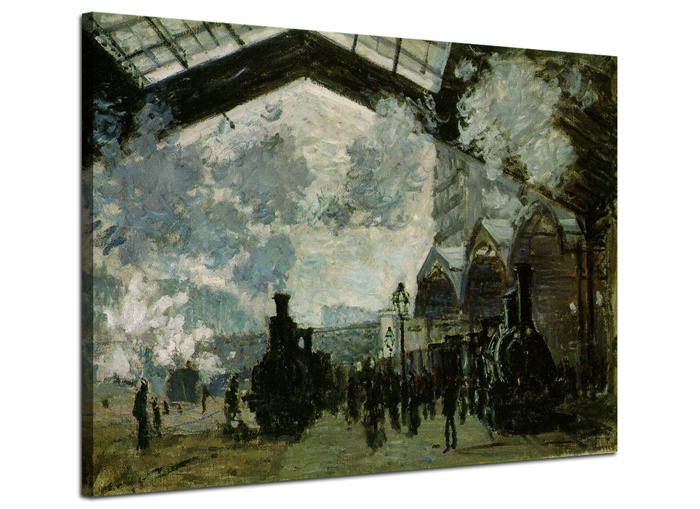 700x509 Gare Saint Lazare - Gare Painting
