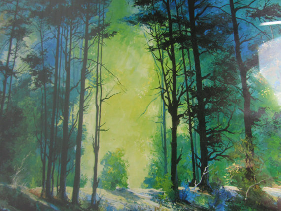 570x428 Vintage Gare Print Margaret Gare Barks Framed Art Wall - Gare Painting