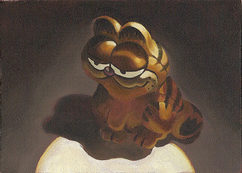 498x357 Garfield Painting Jono Doiron Art Creations Online Store - Garfield Painting