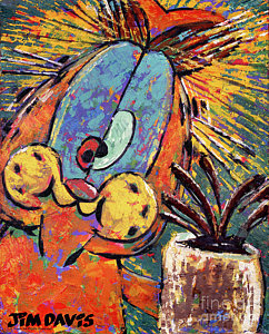 242x300 High Octane Garfield Painting By The Garfield Collection - Garfield Painting