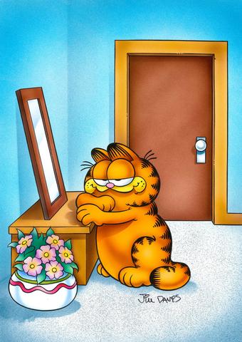 340x480 All Airbrushed Artwork Garfield's Art Gallery Amp Collectibles - Garfield Painting