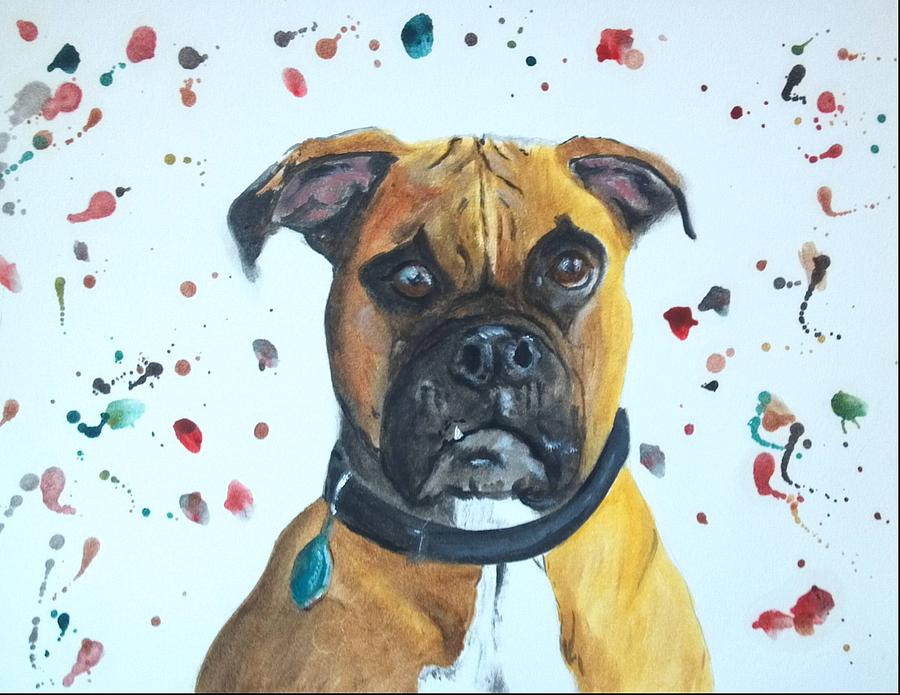 900x695 Garfunkel Painting By Daniel Piskorski - Garfunkel Painting