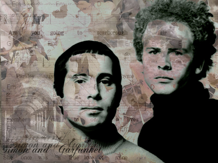 900x675 Simon And Garfunkel By Ninjahekla - Garfunkel Painting