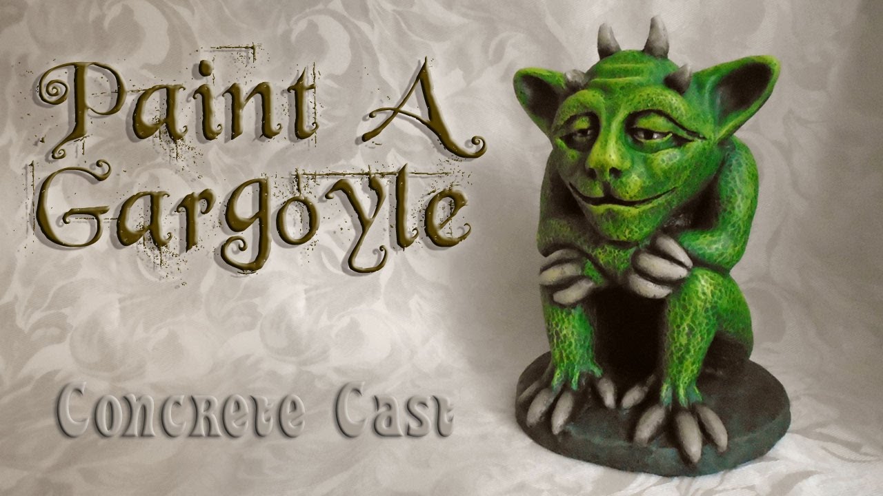 1280x720 Paint A Concrete Gargoyle - Gargoyle Painting