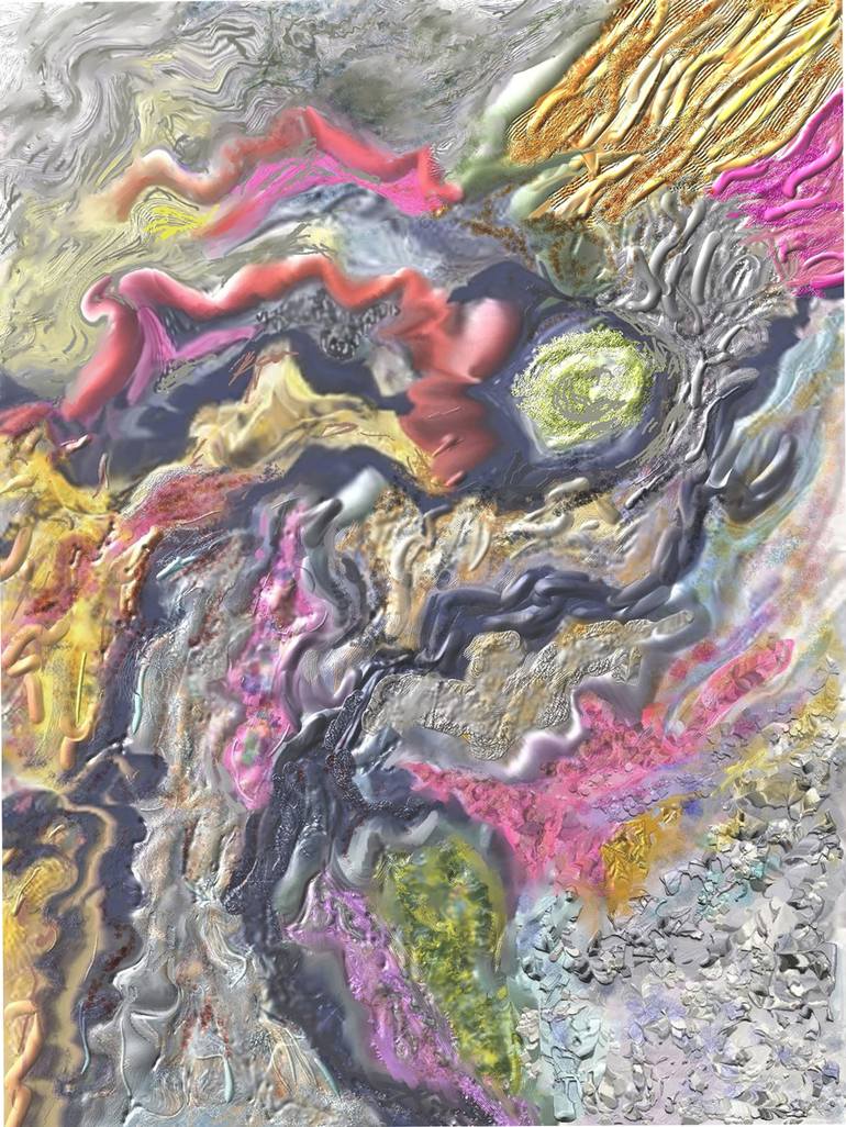 770x1026 Saatchi Art The Gargoyle Painting By Richard Raveen Chester - Gargoyle Painting