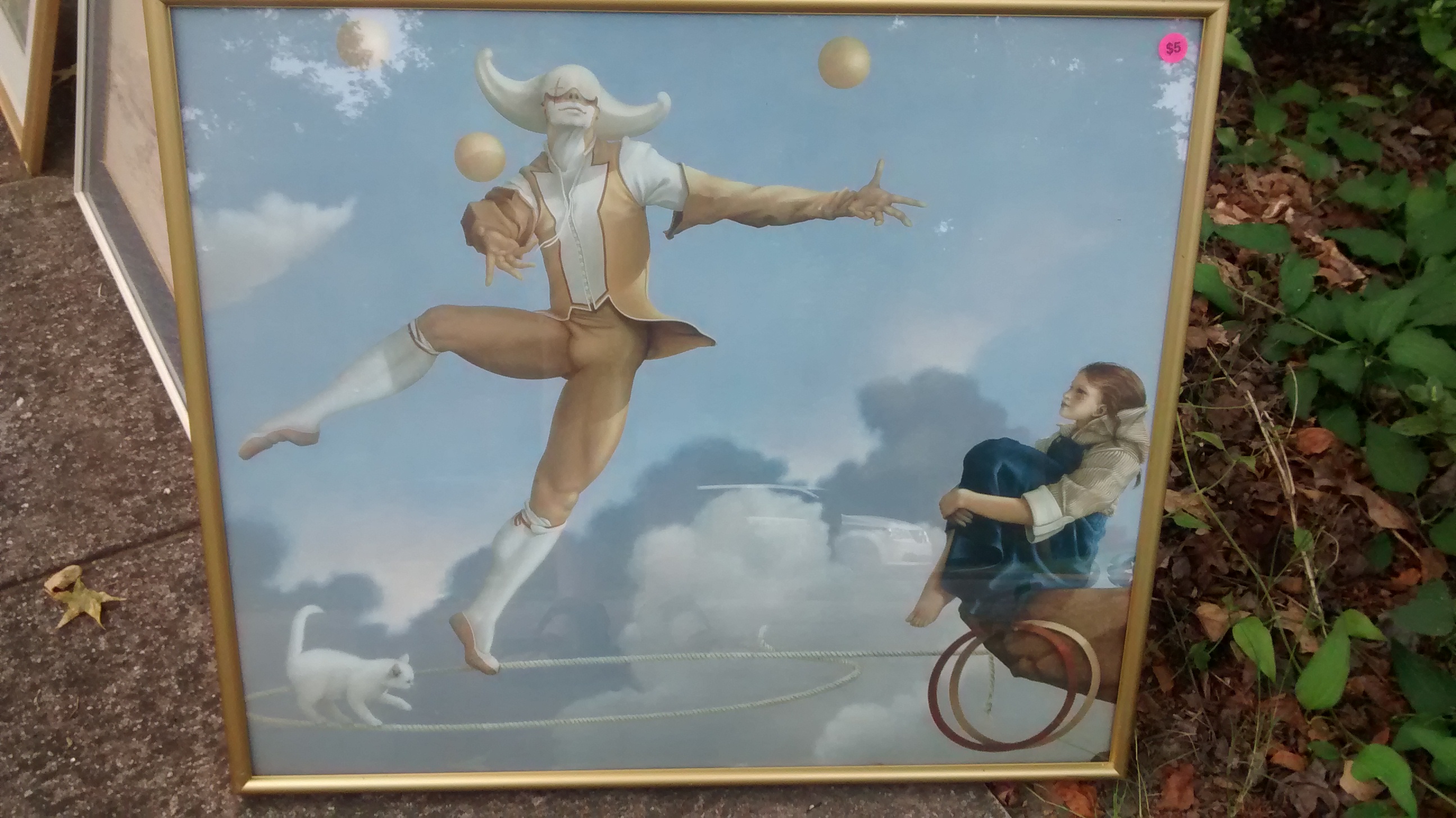 2592x1456 Saw This Painting - Gargoyle Painting