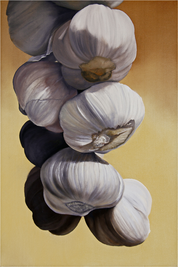 567x850 Garlic Still Life - Garlic Painting
