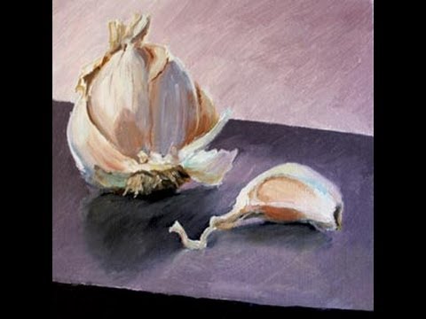 480x360 Oil Painting Garlic Time Lapse - Garlic Painting