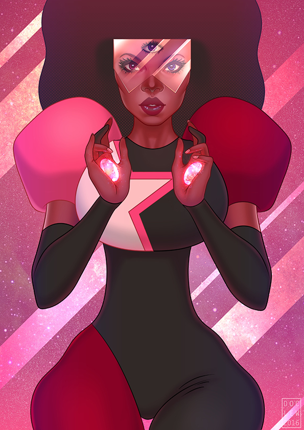 595x842 Garnet Steven Universe By Voodydoll - Garnet Painting