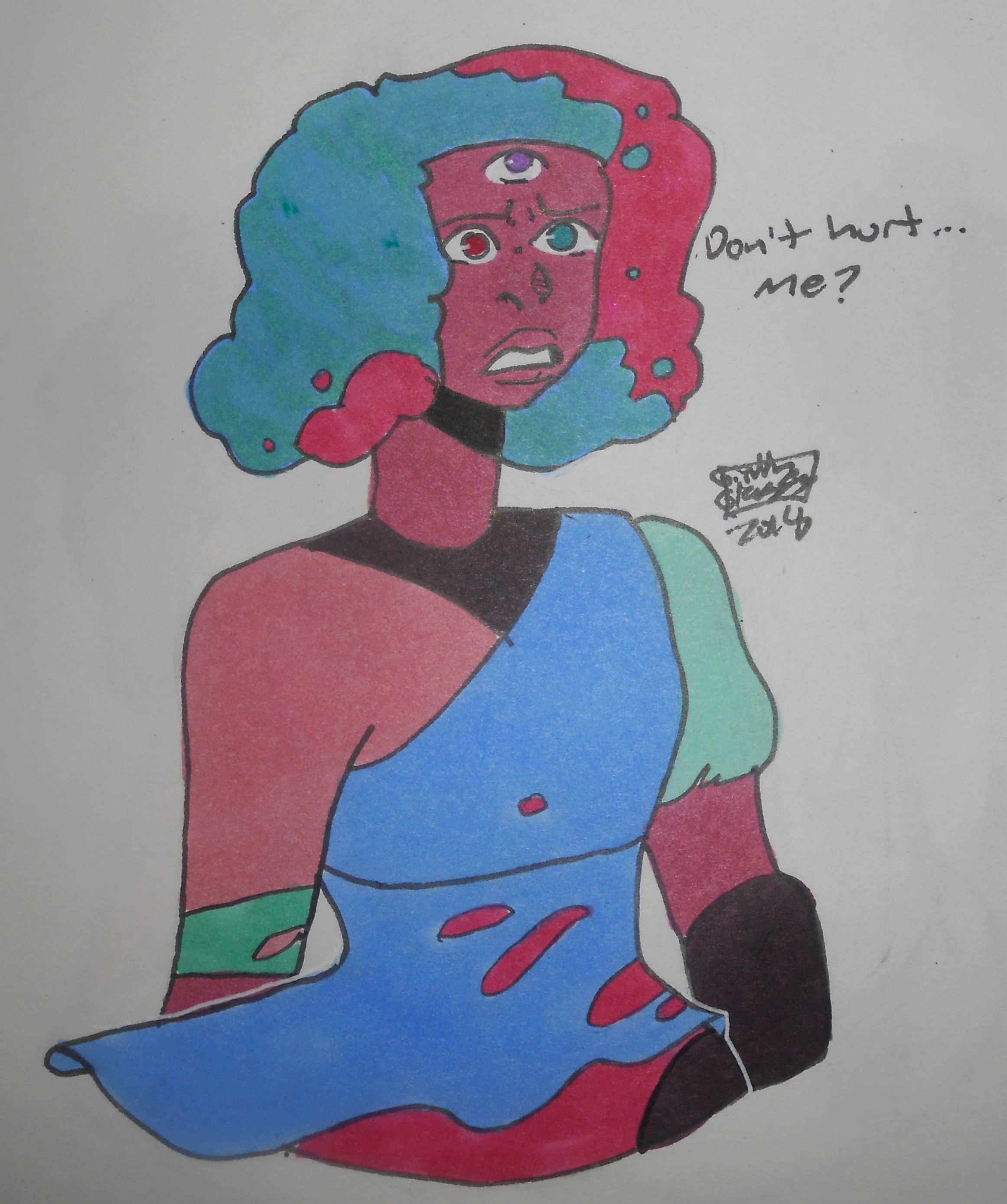 2323x2777 Su Drawing Challenge Day 5 Garnet. Art By @girl In Glasses - Garnet Painting