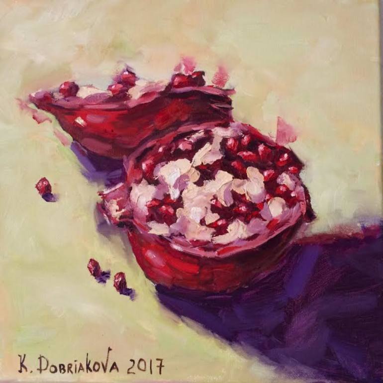 770x770 Saatchi Art Garnet Painting By Kseniia Dobriakova - Garnet Painting