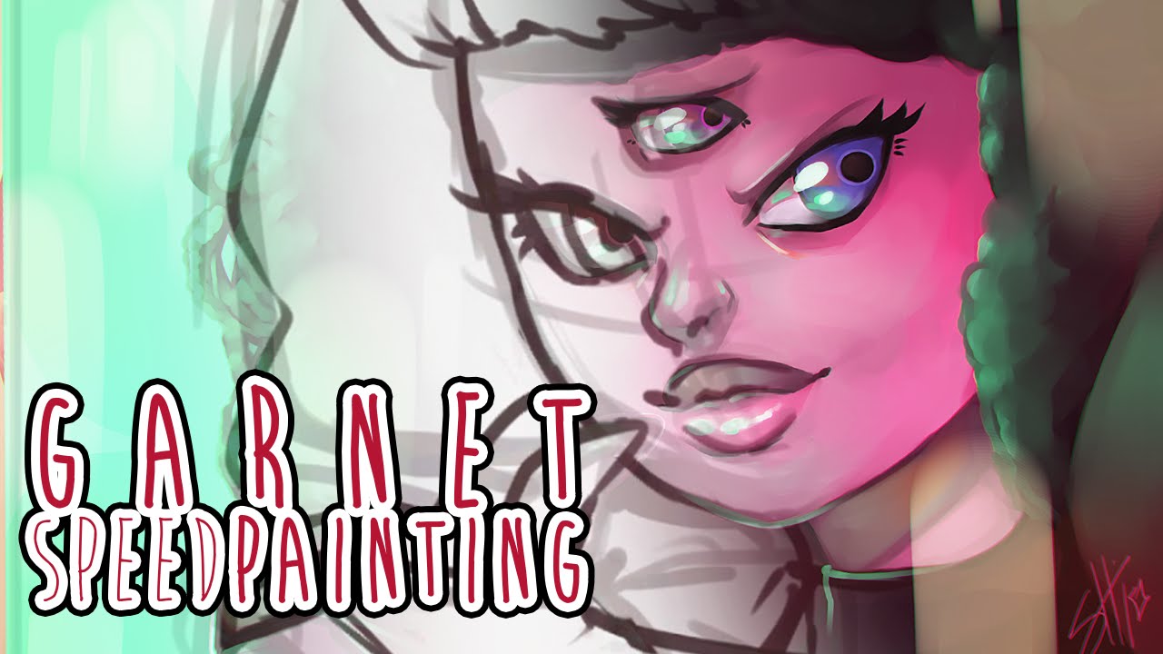 1280x720 Speed Painting] Garnet Steven Universe 400 Subscribers Special - Garnet Painting