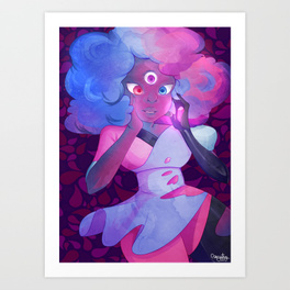 264x264 Garnet Art Prints Society6 - Garnet Painting