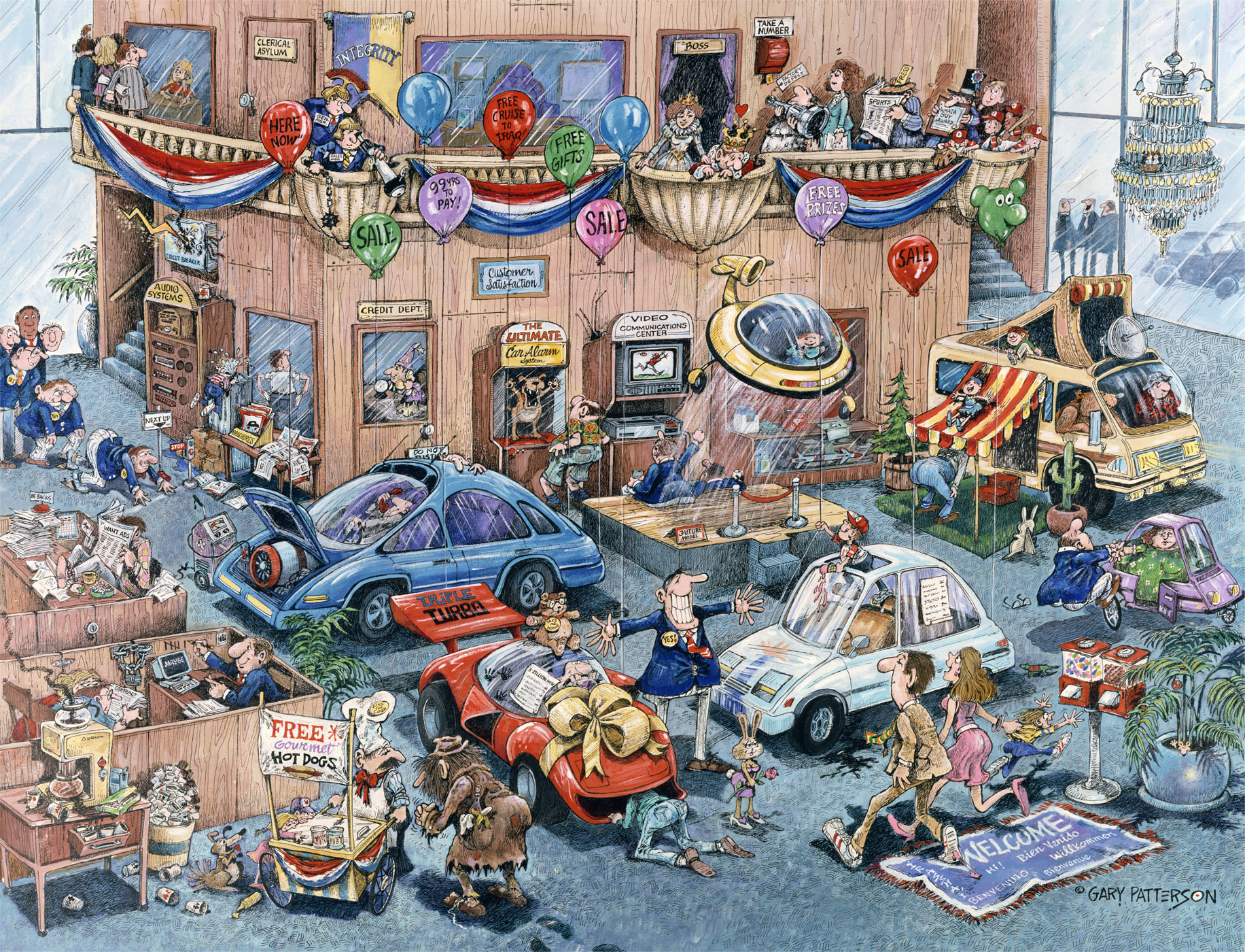 1832x1400 Gary Patterson Dealership Prints - Gary Patterson Painting