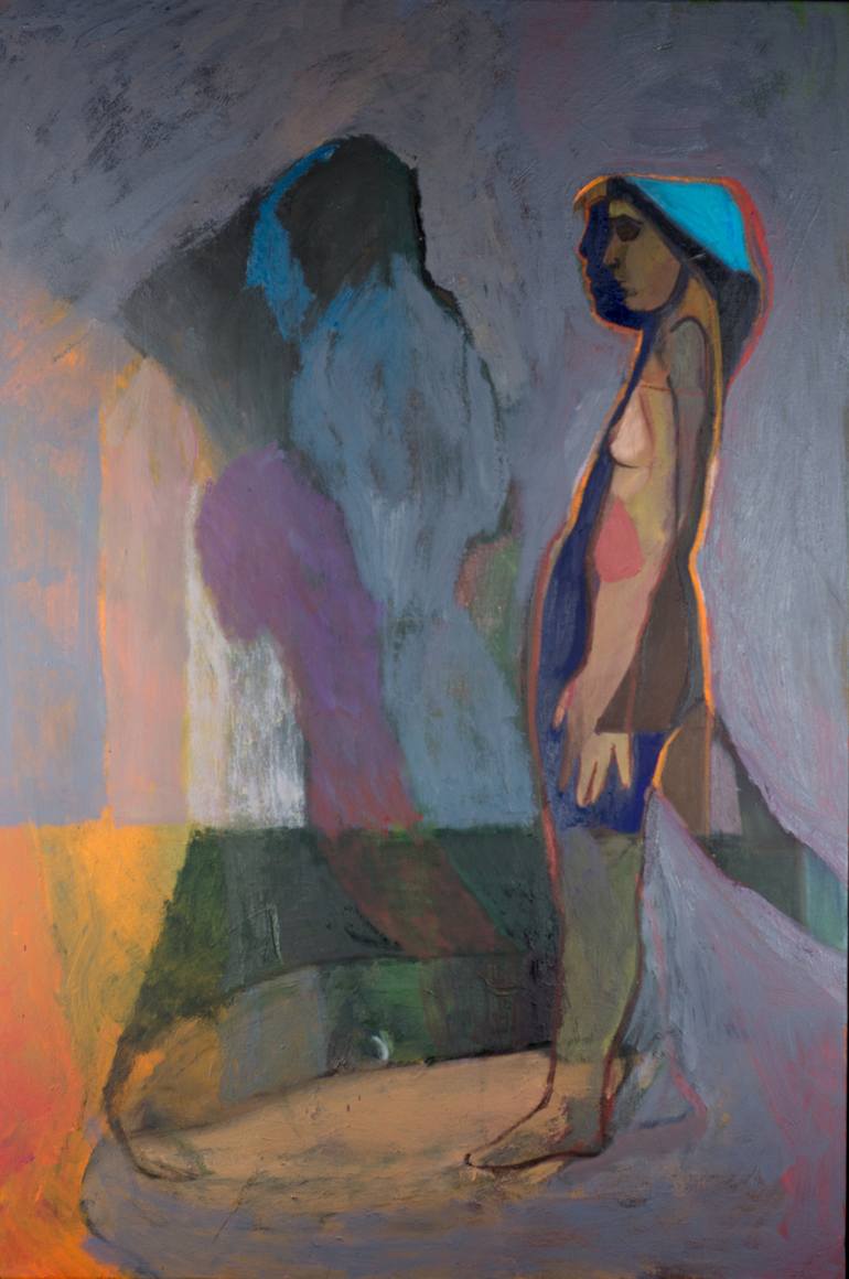 770x1160 Saatchi Art Gaslight Painting By Laura Martin - Gas Light Painting