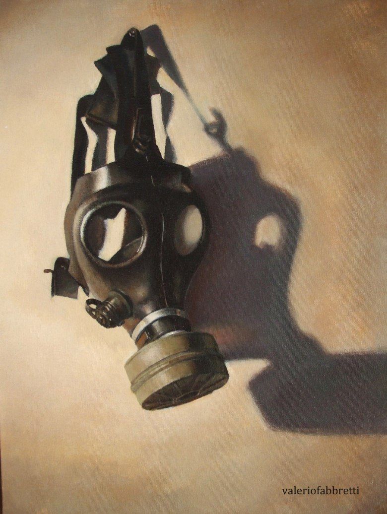 780x1036 Gas Mask - Gas Mask Painting