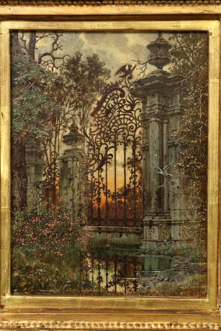 768x1152 Ferdinand Knab - Gate Painting