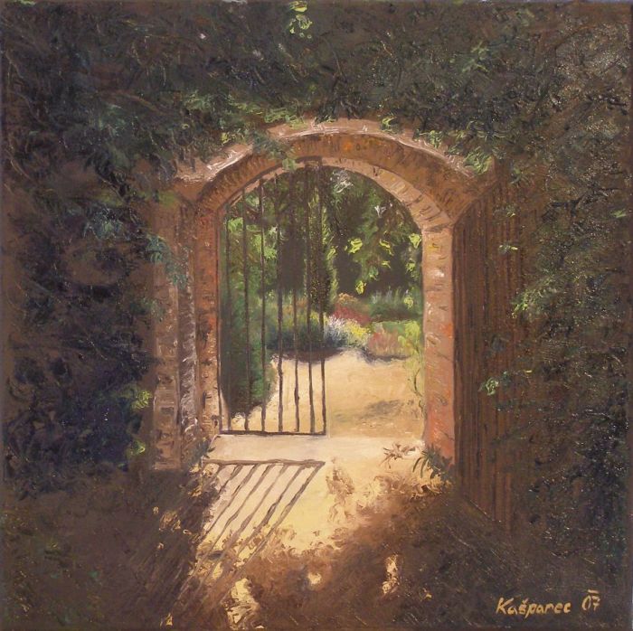 700x698 Gate - Gate Painting