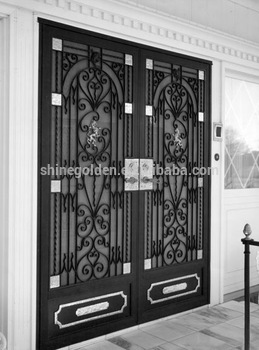 259x350 Gyd 15g0159 10 Black And Silver Painting Wrought Iron Main Gate - Gate Painting