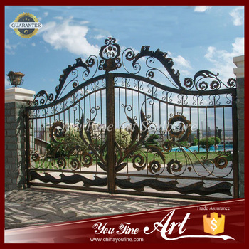 350x350 Decoration Wrought Iron Gate Painting Colors - Gate Painting