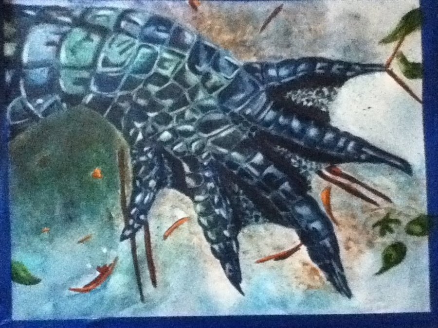900x675 Gator Claw By Xentris - Gator Painting
