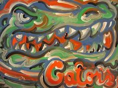 236x177 Amazing Gator Painting By Jusint Patten On Etsy! Love His Work - Gator Painting